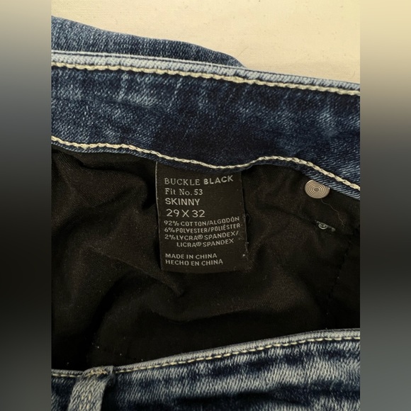 Buckle Black Fit No. 53 Skinny Stretch Jean Women’s Size 29x32 - Picture 3 of 3